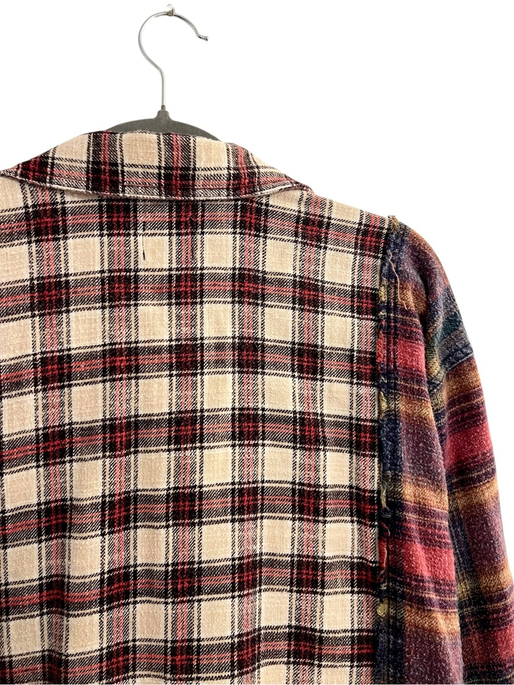 BDG Urban Outfitters Kaden Mixed Plaid Button-Down Shirt - Picture 12 of 13
